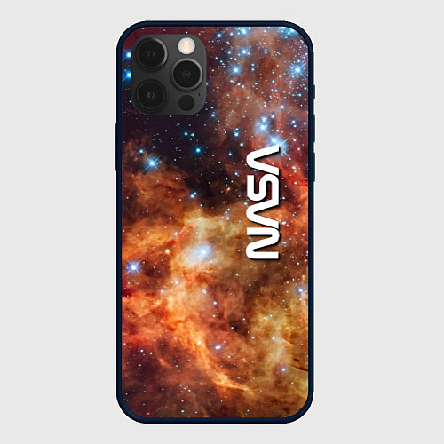 Чехол iPhone 12 Pro Max Рождение новой звезды - NASA / 3D-Черный – фото 1