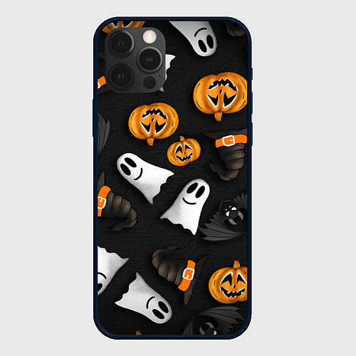 Чехол iPhone 12 Pro Max Halloween 31 окт / 3D-Черный – фото 1