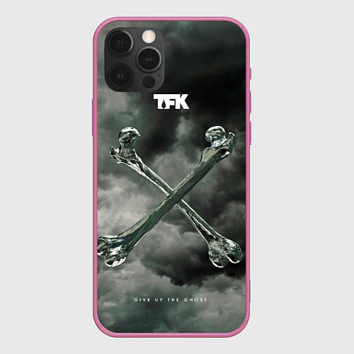 Чехол iPhone 12 Pro Max Thousand Foot Krutch - Give Up The Ghost / 3D-Малиновый – фото 1