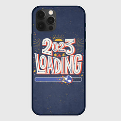 Чехол для iPhone 12 Pro Max 2023 loading, цвет: 3D-черный