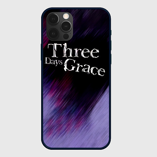 Чехол iPhone 12 Pro Max Three Days Grace lilac / 3D-Черный – фото 1