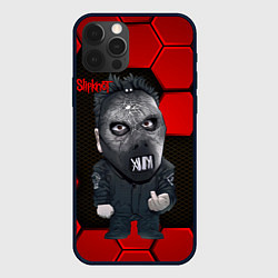 Чехол iPhone 12 Pro Max Slipknot объемные плиты