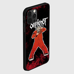 Чехол для iPhone 12 Pro Max Slipknot music, цвет: 3D-черный — фото 2