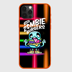 Чехол iPhone 12 Pro Max Zombie burgers - Pop Art