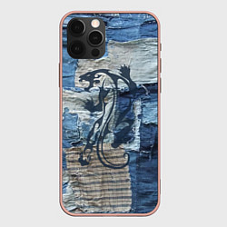 Чехол iPhone 12 Pro Max Cotton Rag - Patchwork -Tiger