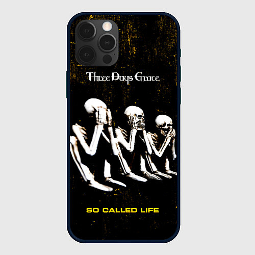 Чехол iPhone 12 Pro Max So Called Life - Three Days Grace / 3D-Черный – фото 1