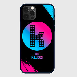 Чехол iPhone 12 Pro Max The Killers - neon gradient