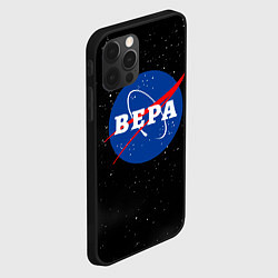 Чехол для iPhone 12 Pro Max Вера Наса космос, цвет: 3D-черный — фото 2