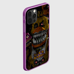 Чехол для iPhone 12 Pro Max Кошмарная Чика, цвет: 3D-сиреневый — фото 2