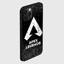 Чехол для iPhone 12 Pro Max Apex Legends с потертостями на темном фоне, цвет: 3D-черный — фото 2