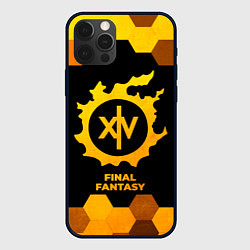 Чехол iPhone 12 Pro Max Final Fantasy - gold gradient