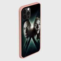 Чехол для iPhone 12 Pro Max X - Files, цвет: 3D-светло-розовый — фото 2