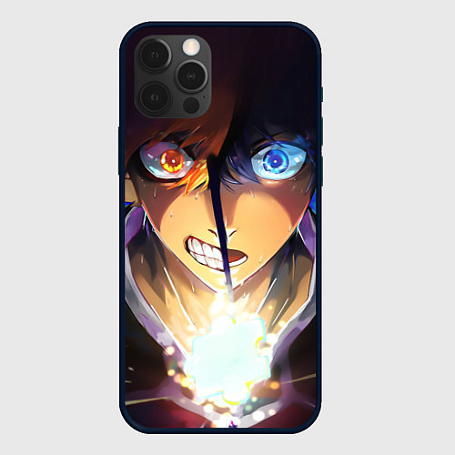 Чехол iPhone 12 Pro Max Blue Lock anime / 3D-Черный – фото 1