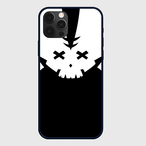 Чехол iPhone 12 Pro Max Татуировка Ребекки - ЧБ / 3D-Черный – фото 1