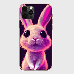 Чехол iPhone 12 Pro Max Кролик 3Д арт