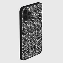 Чехол для iPhone 12 Pro Max Человечки привидения, цвет: 3D-черный — фото 2