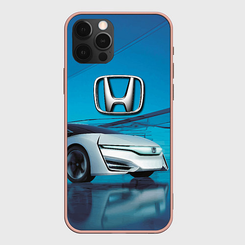 Чехол iPhone 12 Pro Max Honda concept - Japan / 3D-Светло-розовый – фото 1