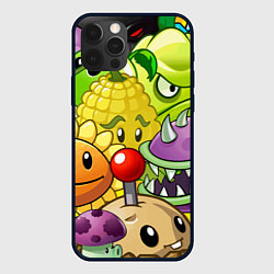 Чехол для iPhone 12 Pro Max Растения против зомби, цвет: 3D-черный