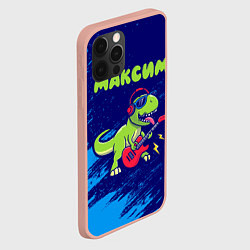 Чехол для iPhone 12 Pro Max Максим рокозавр, цвет: 3D-светло-розовый — фото 2
