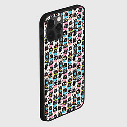 Чехол для iPhone 12 Pro Max Весёлые монстрики с соской, цвет: 3D-черный — фото 2
