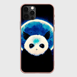 Чехол для iPhone 12 Pro Max Святой панда, цвет: 3D-светло-розовый