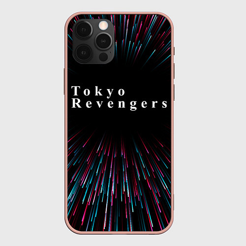 Чехол iPhone 12 Pro Max Tokyo Revengers infinity / 3D-Светло-розовый – фото 1