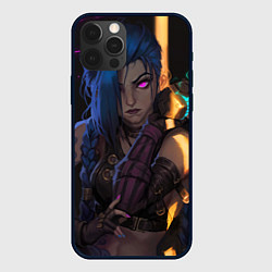 Чехол для iPhone 12 Pro Max Jinx - Powder, цвет: 3D-черный