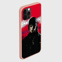 Чехол для iPhone 12 Pro Max Pharaoh Red Moon, цвет: 3D-светло-розовый — фото 2