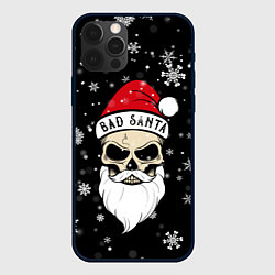 Чехол для iPhone 12 Pro Max Christmas Bad Santa, цвет: 3D-черный