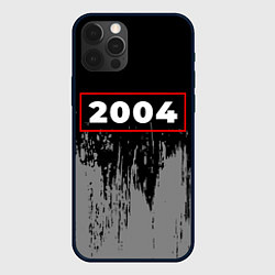 Чехол для iPhone 12 Pro Max 2004 - в красной рамке на темном, цвет: 3D-черный