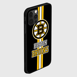Чехол для iPhone 12 Pro Max Бостон Брюинз - НХЛ, цвет: 3D-черный — фото 2