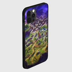 Чехол для iPhone 12 Pro Max Фортнайт карта, цвет: 3D-черный — фото 2