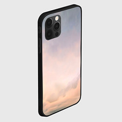 Чехол для iPhone 12 Pro Max Мистические облака среди гор, цвет: 3D-черный — фото 2
