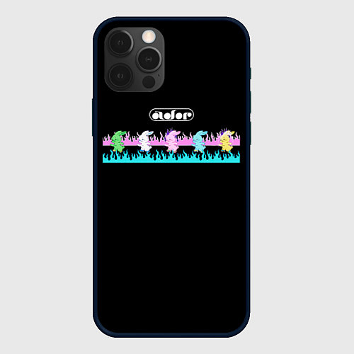Чехол iPhone 12 Pro Max NewJeans logo bunnies Minji Hanni Danielle Haerin / 3D-Черный – фото 1