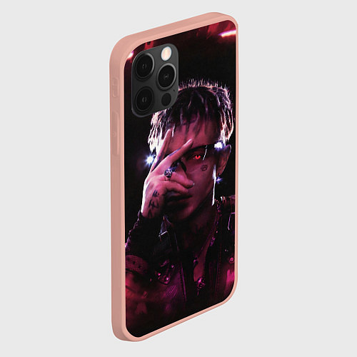 Чехол iPhone 12 Pro Max Кибер Сайонара / 3D-Светло-розовый – фото 2