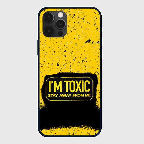 Чехол iPhone 12 Pro Max Toxic / 3D-Черный – фото 1