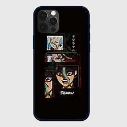 Чехол для iPhone 12 Pro Max Доктор Стоун аниме, цвет: 3D-черный