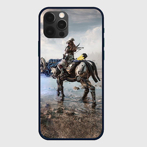 Чехол iPhone 12 Pro Max Элой на животном / 3D-Черный – фото 1