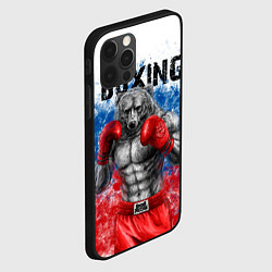 Чехол для iPhone 12 Pro Max Бокс - Россия, цвет: 3D-черный — фото 2