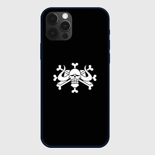 Чехол iPhone 12 Pro Max Пираты звери Кайдо - One Piece / 3D-Черный – фото 1