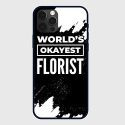 Чехол iPhone 12 Pro Max Worlds okayest florist - dark