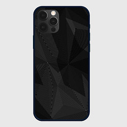 Чехол для iPhone 12 Pro Max Черный матовый, цвет: 3D-черный