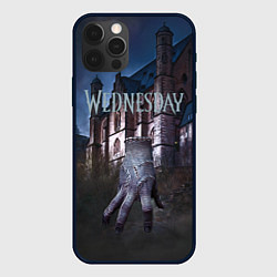 Чехол для iPhone 12 Pro Max Уэнсдей Аддамс, вещь, цвет: 3D-черный