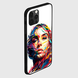 Чехол для iPhone 12 Pro Max Взгляд на исскуство, цвет: 3D-черный — фото 2