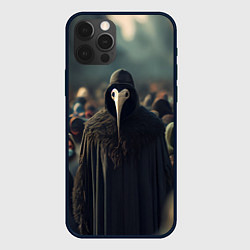 Чехол iPhone 12 Pro Max Чумной доктор в толпе
