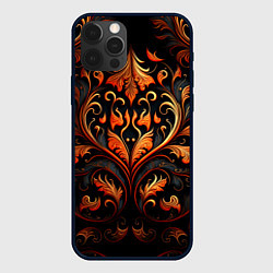 Чехол iPhone 12 Pro Max Огненные узоры