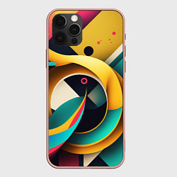 Чехол iPhone 12 Pro Max Яркий абстрактный принт от нейросети