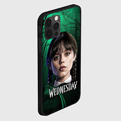 Чехол для iPhone 12 Pro Max Уэнсдэй фото, цвет: 3D-черный — фото 2