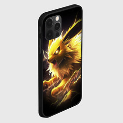 Чехол для iPhone 12 Pro Max Покемон Джолтеон и молния, цвет: 3D-черный — фото 2