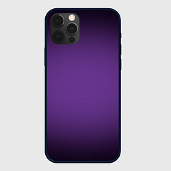 Чехол для iPhone 12 Pro Max Оттенок индиго в черной виньетке, цвет: 3D-черный